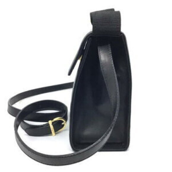 Salvatore Ferragamo Handbag Shoulder Bag Leather Black - Picture 3 of 15